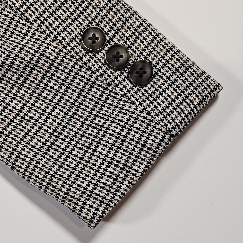 Cat & Jack Boys Houndstooth Knit Suit Jacket Stretch - Picture 9 of 13
